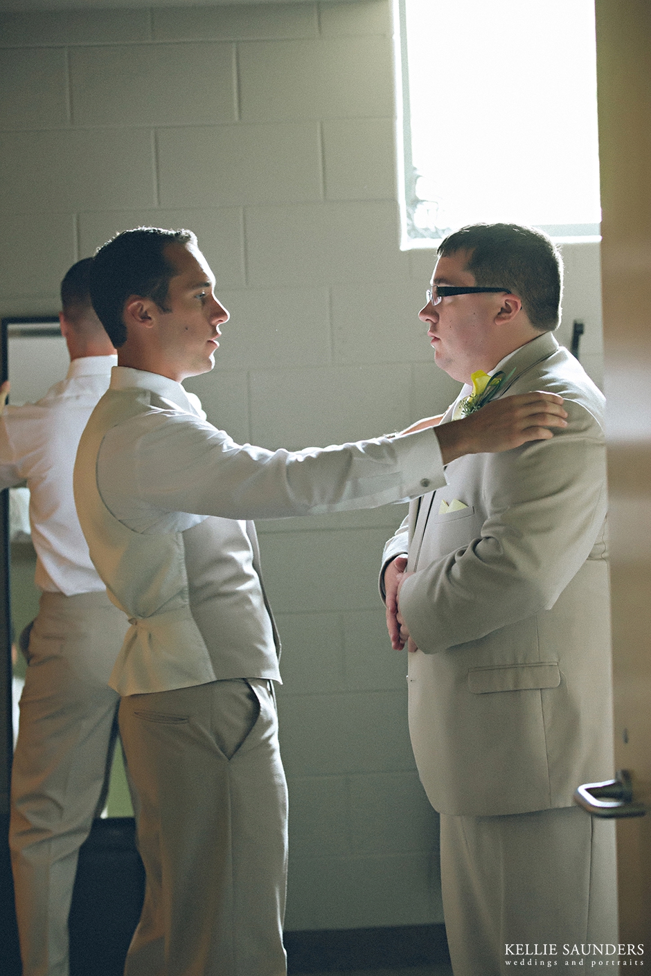 groom getting ready, Kellie Saunders Photography